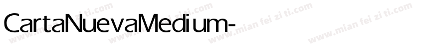 CartaNueva Medium字体转换